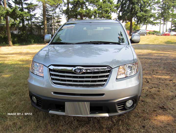 2014, 2013, 2012, subaru tribeca front grill, ice silver shown