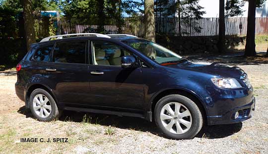 subaru tribeca touring 2012 dark azurite blue