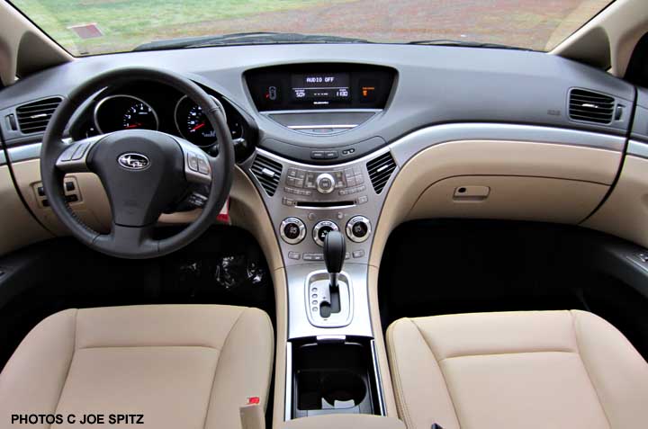 2014 Subaru Tribeca interior instrument panel, center console, climate control, audio