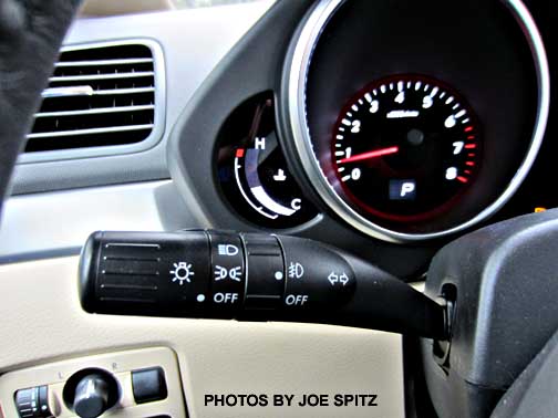 turn signal and headlight controls, 2014 subaru tribeca