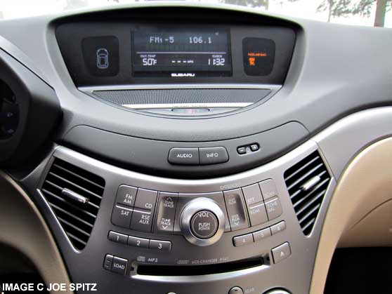 standard audio system 2014 subaru tribeca