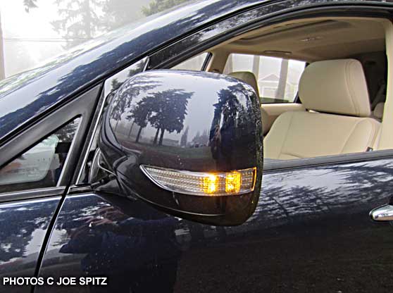 outside mirror with integrated turn signal, 2014 subaru tribeca