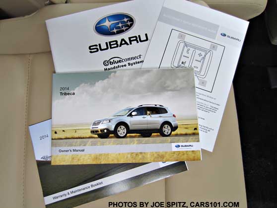 2014 subaru tribeca owners manual