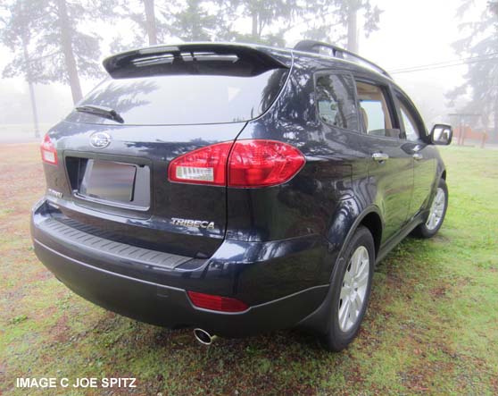 rear view 2014 subaru tribeca limited