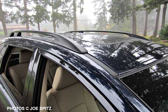 roof rails are standard on all 2014 subaru tribecas