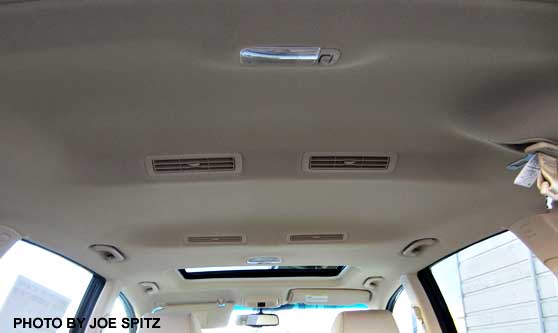 overhead rear seat air conditioning vents 2014 subaru tribeca