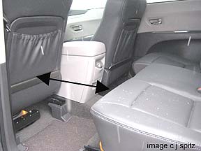 Tribeca rear seat legroom