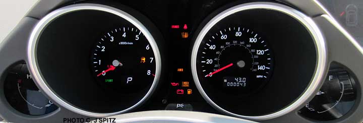 subaru tribeca instrument panel