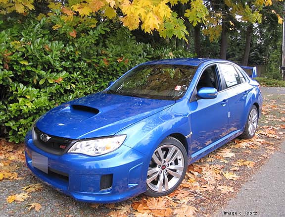 subaru 2012 sti, rally blue