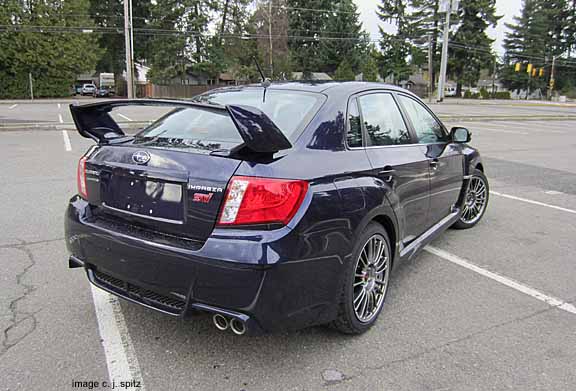 Limited Subaru 2012 plasma blue sti 4 door sedan