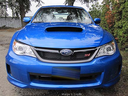 sti 4 door with new for 2012 headlight