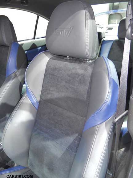 STI Launch Edition front seat