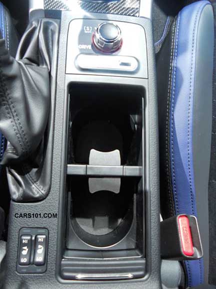 center console, 2015 sti