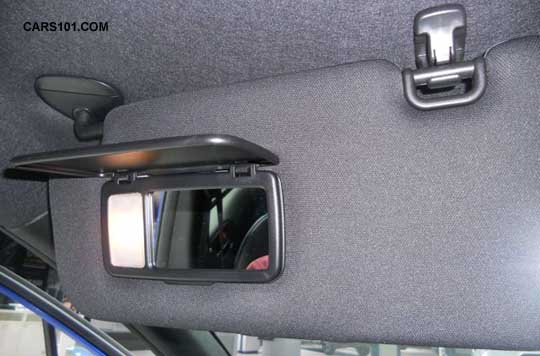 STI sunvisors with vanity mirrors (not lit)