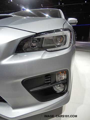 left headlight, 2015 subaru sti limited