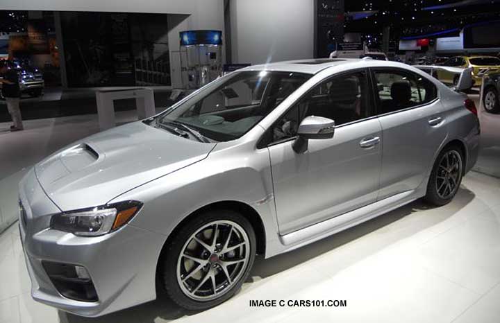 silver 2015 STI Limited debut, January 2014