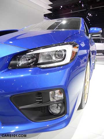 2015 STI  LED lighting, photo taken at debut in Detroit, January 2014