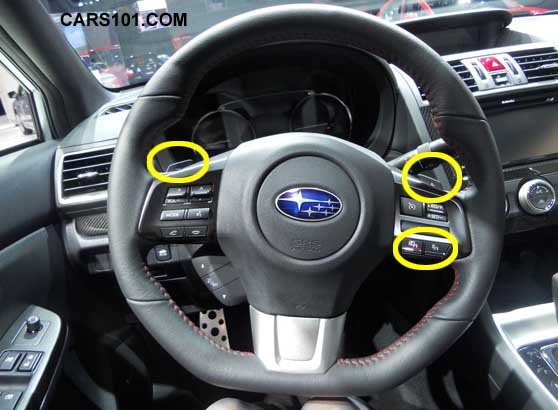 2015 WRX with CVT steering wheel with paddle shifters, si drive