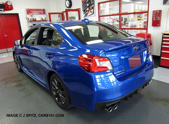 2015 wr blue wrx limited 4 door sedan