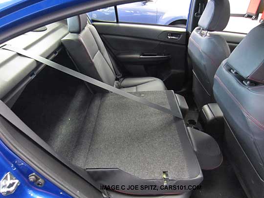 2015 wrx with rear seat folded down