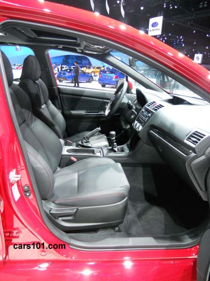 interior, passenger seat, 2015 subaru wrx