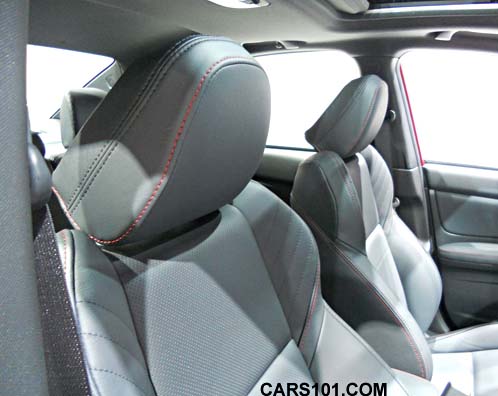 adjustable front headrests, 2015 wrx, gray leather shown