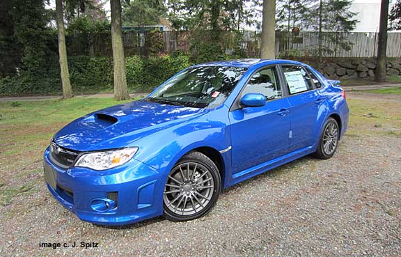 wrx limited sedan, 2012 rally blue shown