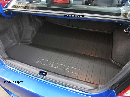 2012 wrx sti 4 door trunk cargo tray