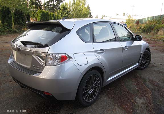 WRX 4 DOOR HATCHBACK, ICE SILVER, 2012 SUBARU