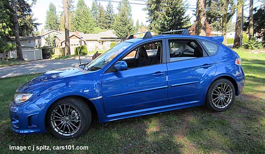 wr blue 2013 wrx 5 door hatchback
