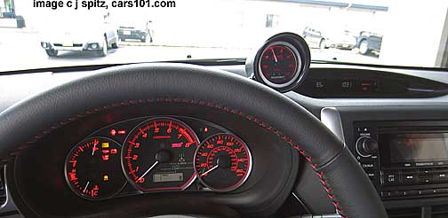 optional 2013 subaru wrx sti spt boost guage