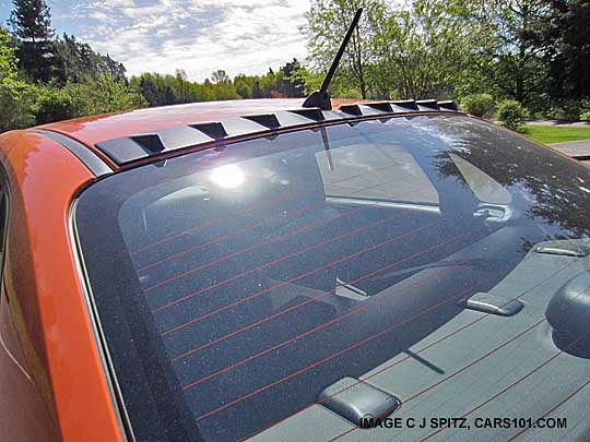 2013 wrx and sti vortex generator shown on a special edition