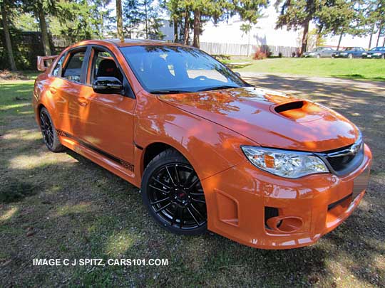 side view limited production 2013 wrx sti special editon 4 door sedan