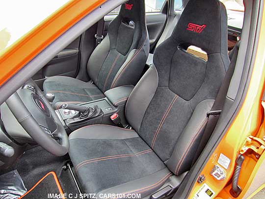 2013 WRX STI special edition front driver seat