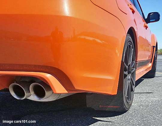 Rally Armor mud flaps on one of the 100 2013 sti special editions