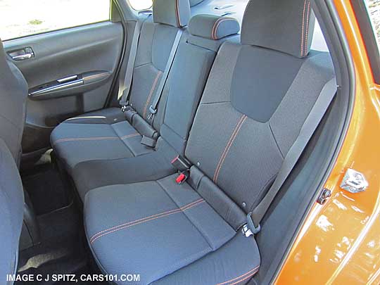 rear seat 4 door 2013 wrx special edition wrx sedan