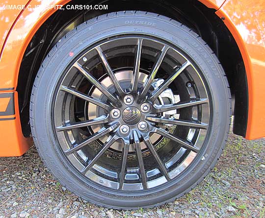 2013 wrx special edition 17" black alloy wheel