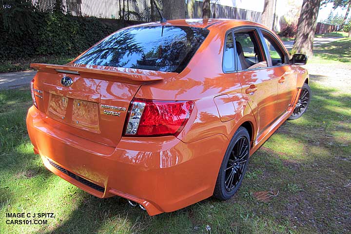 rear spoiler 2013 wrx special edition 4 door sedan