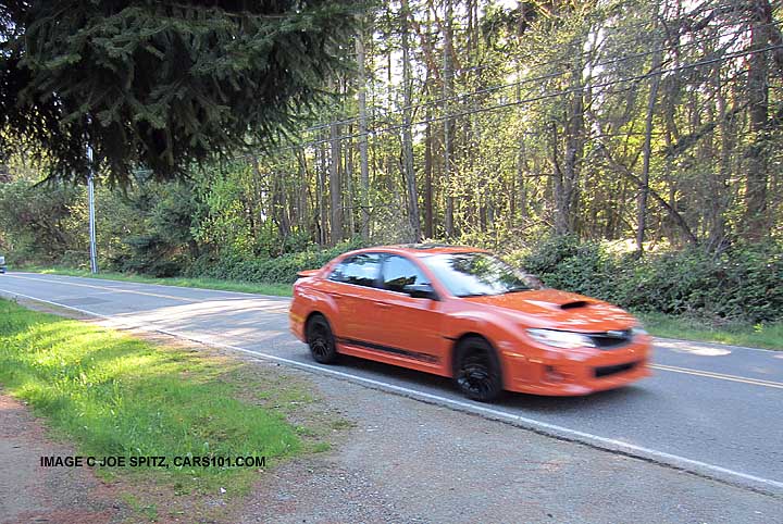 2013 TANGERINE ORANGE WRX SPECIAL ON THE ROAD