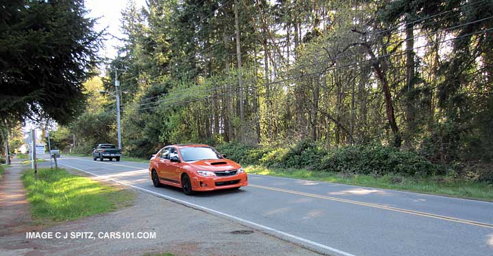 on the road a 2013 subaru impreza wrx special edition sedan