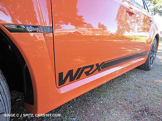 wrx se special edition lower black accent striping