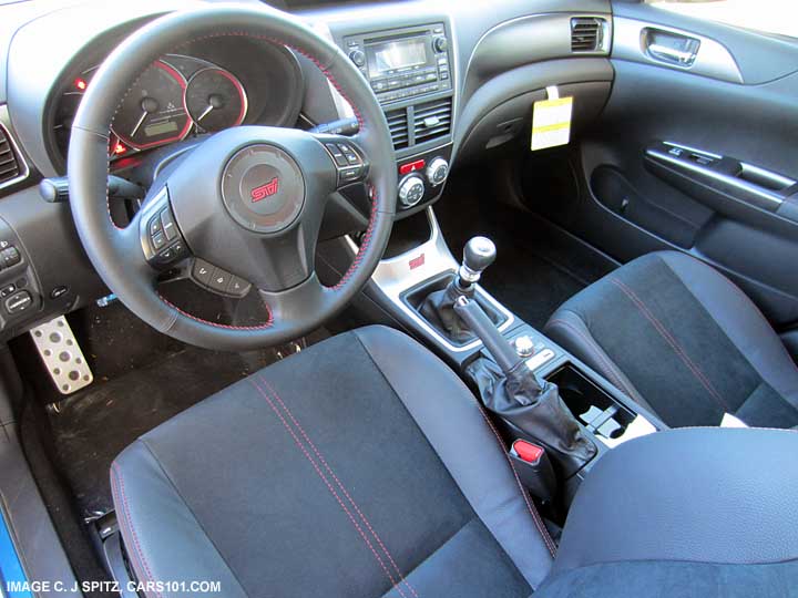 2013 subaru sti interior