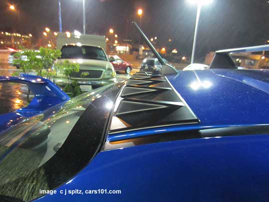 optional vortex generator, new for 2013 wrx and sti 4 doors