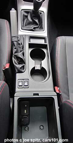 2014 subaru wrx center console