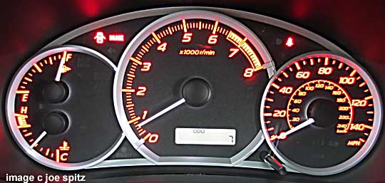 2014 subaru impreza wrx instrument panel gauges