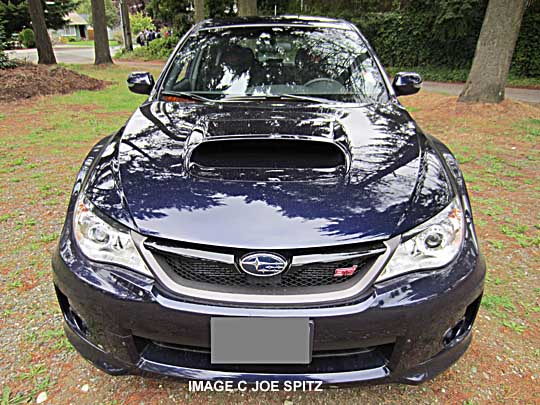 2014 subaru impreza wrx sti front grill, color is plasma blue