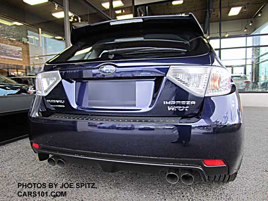 tail 2014 subaru impreza wrx color is plasma blue