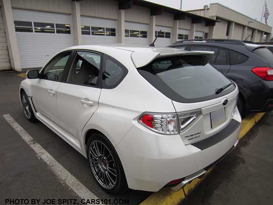 2014 STI 4 door, white