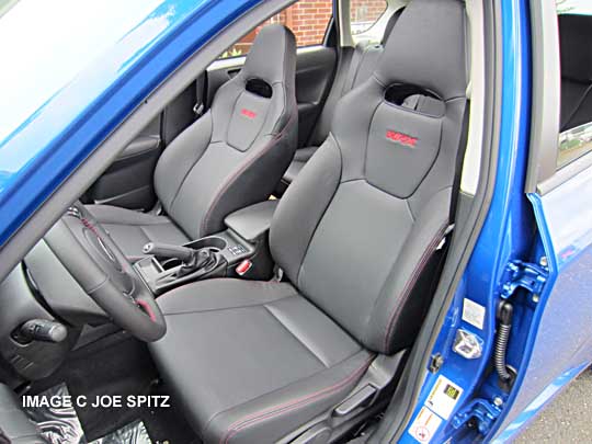 2014 subaru impreza wrx front sport bucket leather seat