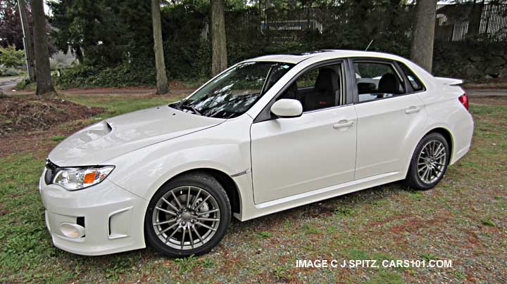 2014 subaru wrx 4 door sedan, white